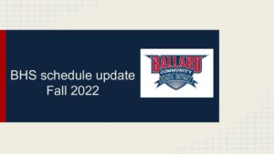 BMS schedule update