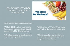 Extended free meals