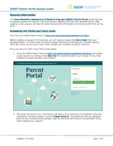 ISASP Parent Portal Access Guide