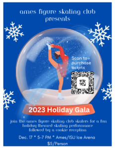 Holiday Gala 2023 flyer w payment QR